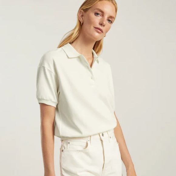 New Everlane Oversized Cotton Polo - Picture 4 of 7
